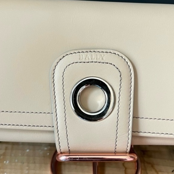 Bally Genuine Leather, Long Wallet, Cream, Made in Italy - Picture 8 of 14